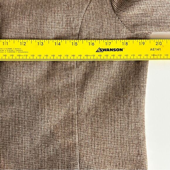 Vintage Pendleton Brown Wool Blazer & Midi Skirt Suit Set S - Picture 7 of 16